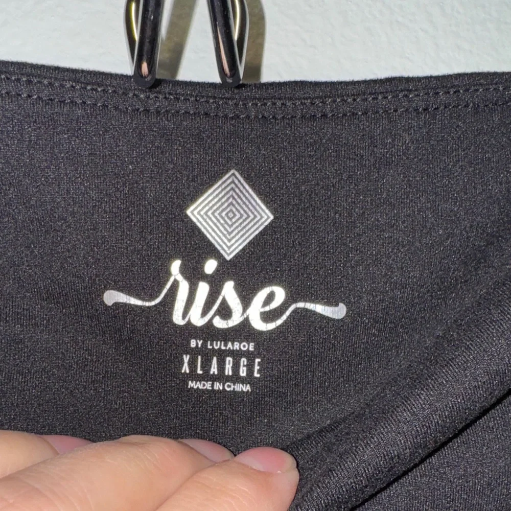 LuLaRoe Black Women's Flare Pants - Picture 3 of 7